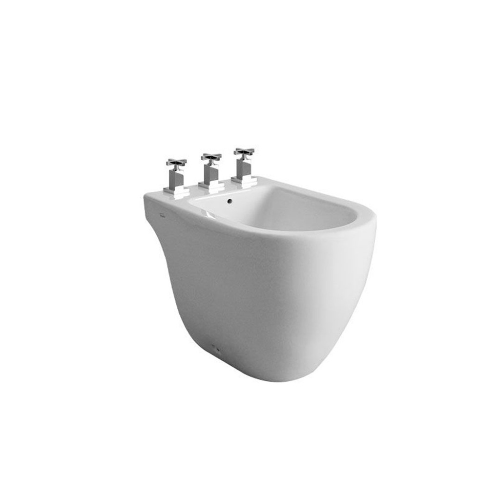 Bidet 3 Agujeros Ferrum Línea Fontana Blanco BOA3J-B