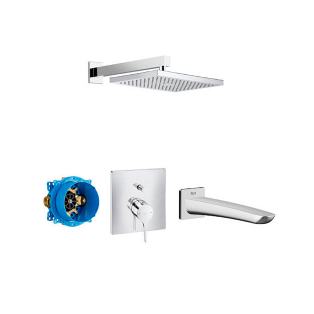 Kit Embutir Ducha Roca Línea Iconia