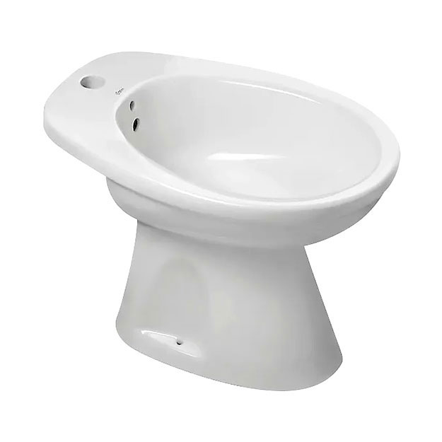 Bidet 1 Agujero Roca Línea Italiana Blanco (Capea)