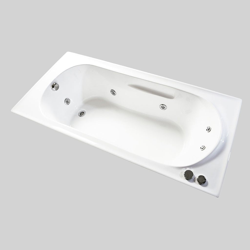 Hidromasaje Five Saint Joya Plus 160x75 7 Jets Blanco FSJP04