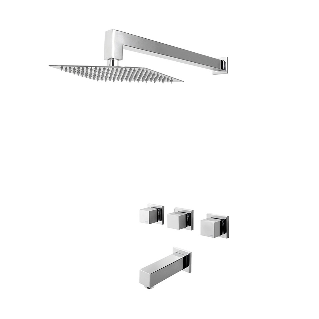 Grifería de Ducha con Transferencia Peirano Lago Cierre Cerámico 80-161