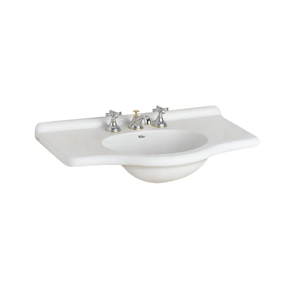 Lavatorio Ferrum Limoges 85cm 3 Agujeros Blanco LI83F B