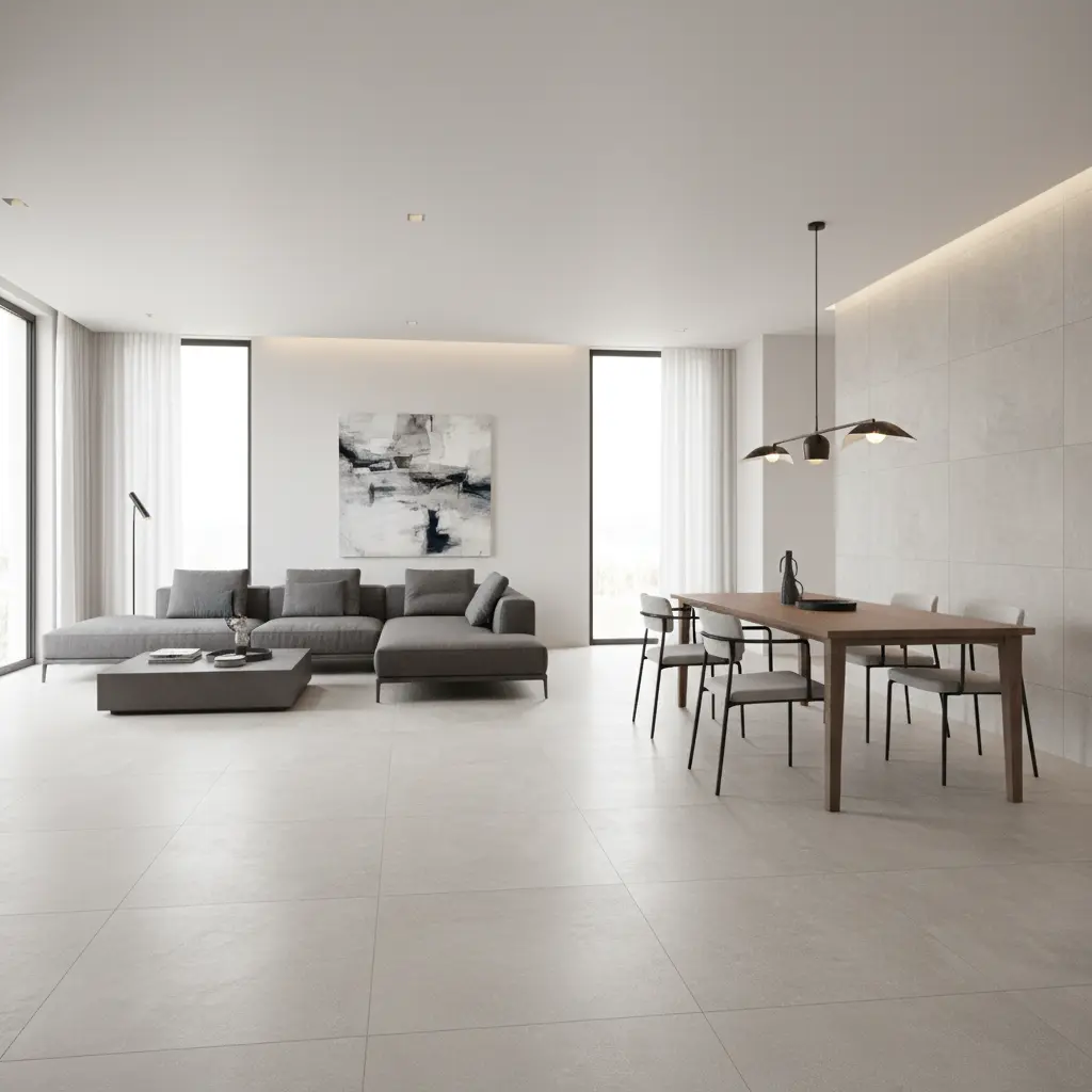 Porcelanato Vite Liscio Light Grey Natural 120x120 (1ra Calidad)