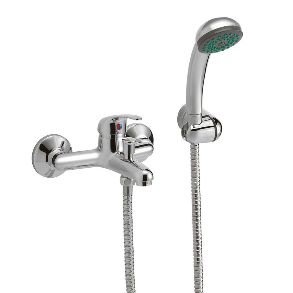 Grifería Monocomando Ducha Exterior Peirano Lugo Cromo 83-133