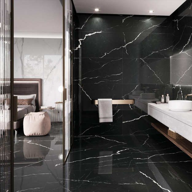 Porcelanato Pamesa Lux Deva Nero 60x120