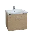 Vanitory Colgante 54cm 1 Agujero Amube Lyon Roble (Mesada Loza) 6460