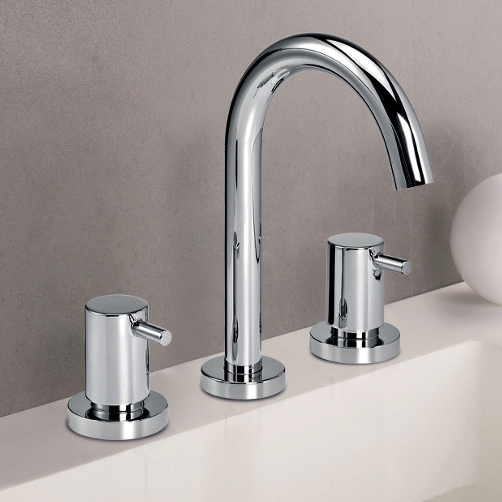 Grifería de Lavatorio Peirano Línea Marbella Cromo 60-121