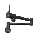 Grifería Monocomando de Cocina Rebatible Peirano Marbella Black 52-121N