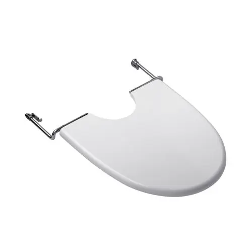 Asiento de Bidet 1 Agujero Ferrum Línea Marina MDF Blanco THB1M B