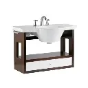 Mueble Colgante Ferrum Marina 80cm Madera Oscura X8HC W3