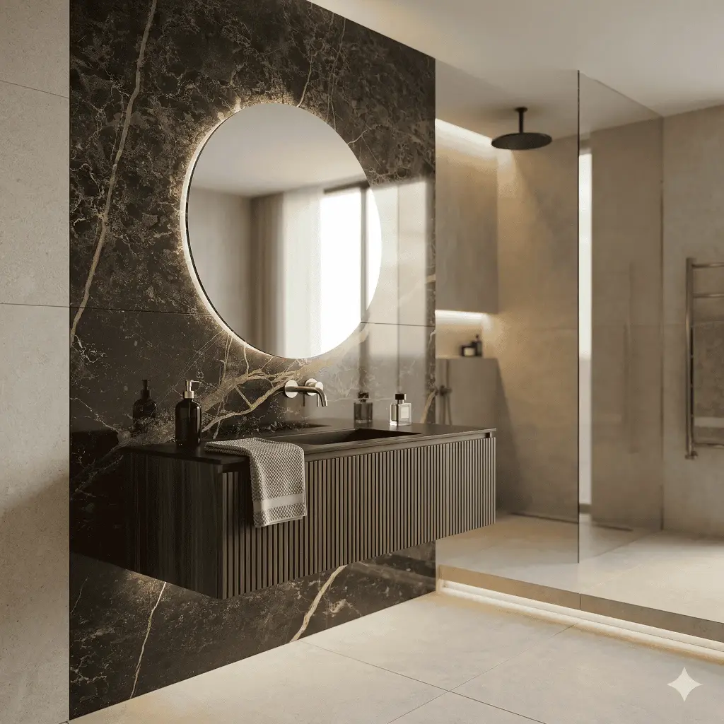 Porcelanato Lume Marquina Gold Pulido 62x119 (1ra Calidad)