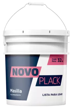 Masilla Lista para Usar Novoplack Blanca (Balde 32kg)