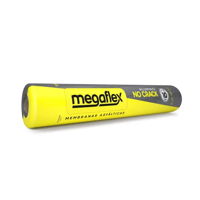 Membrana Asfáltica Megaflex No Crack Color Rojo 40kg