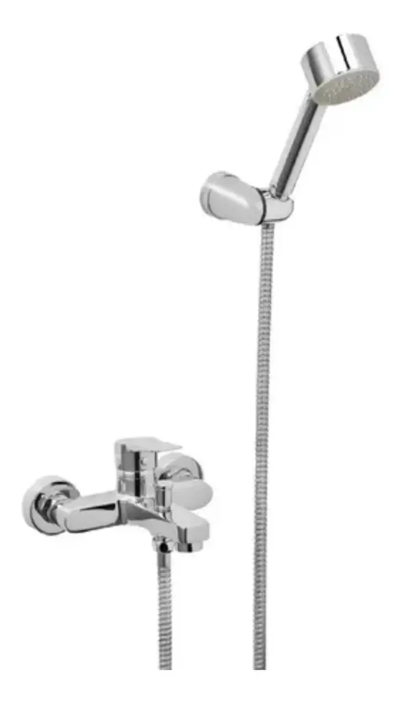 Grifería Monocomando Ducha Exterior Peirano Mora Cromo 83-193