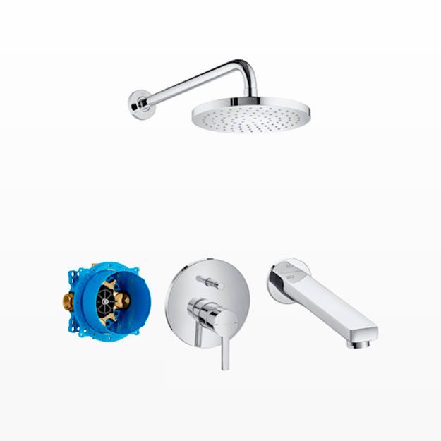 Kit Embutir Baño/Ducha con Transferencia Roca Naia