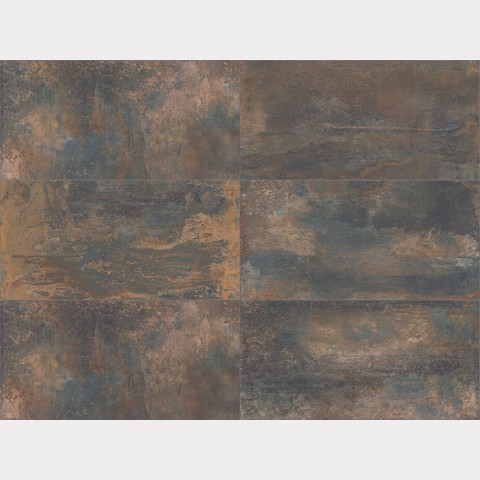 Porcelanato Alberdi Óxido Marrón 60x120 (1ra Calidad)