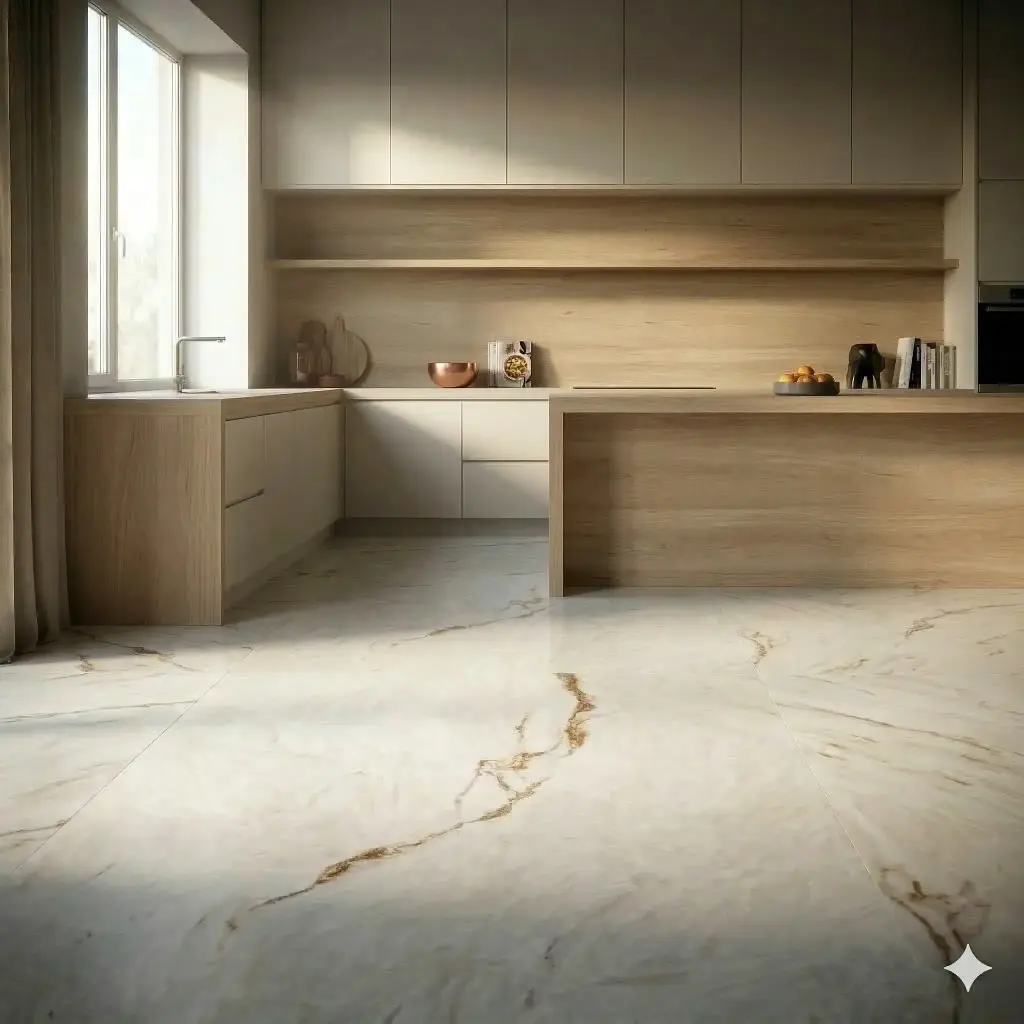 Porcelanato Portinari Paraná Gold White Deep desing  120x120 (1ra Calidad) 