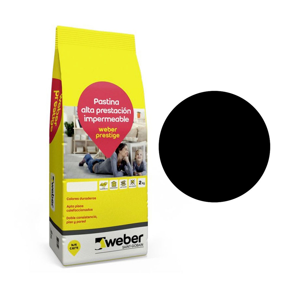 Pastina Weber Prestige Color Negro (Bolsa 2kg)