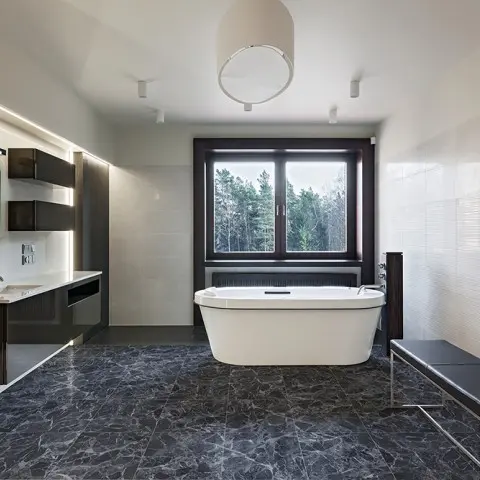 Cerámico Alberdi Piamonte Negro 51x51 (1ra Calidad)