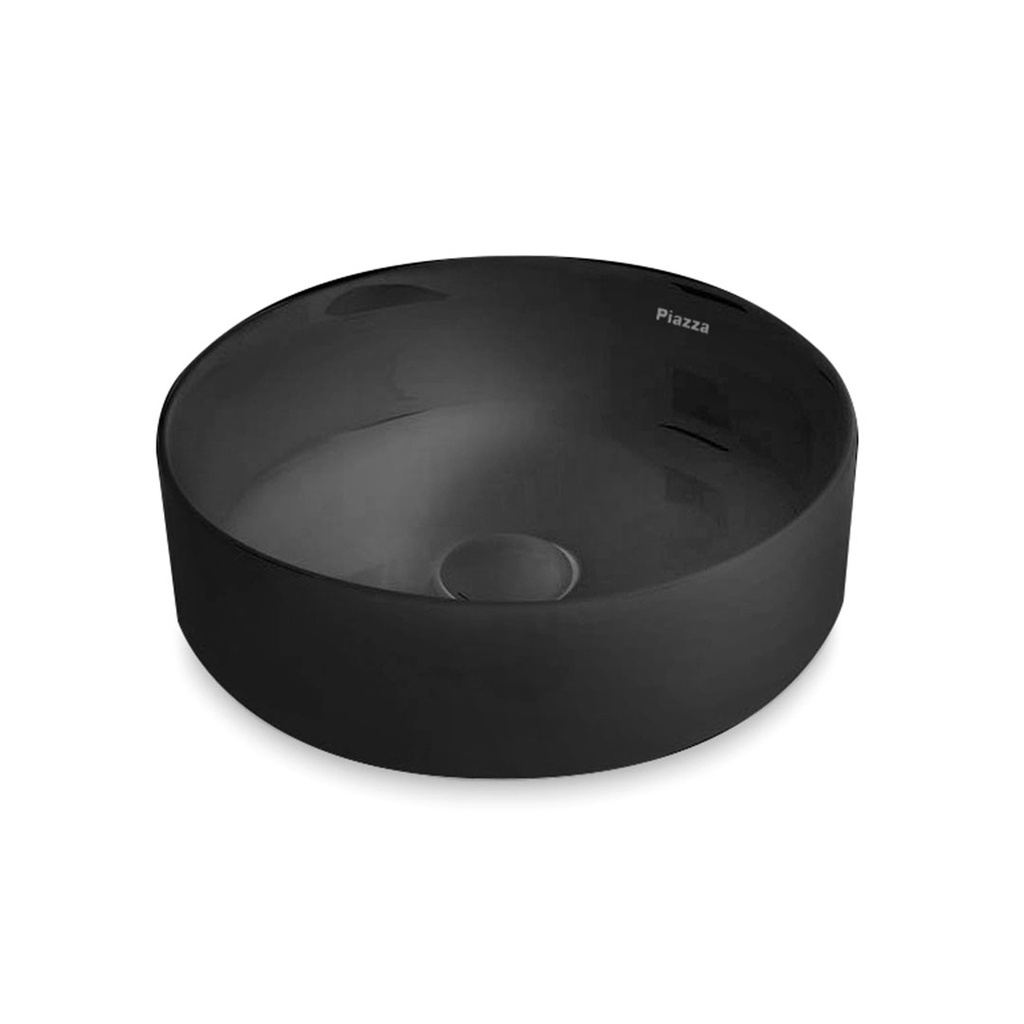 Bacha de Apoyo Piazza Slim Negra 36cm A524NE