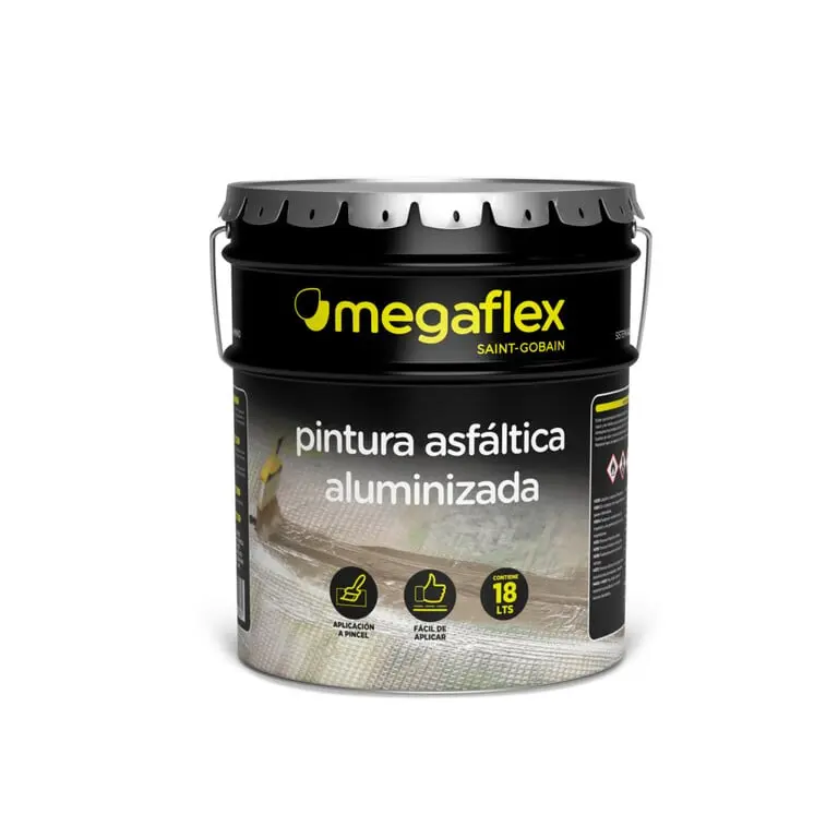 Pintura Aluminio Megaflex (Lata 4L)