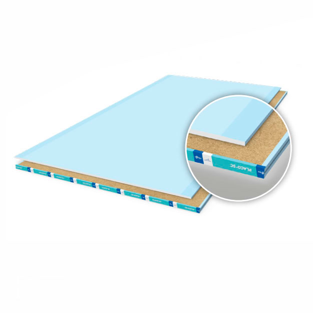 Placa de Yeso Placo Semicubierta (SC) 12.5mm (1.20x2.40m)