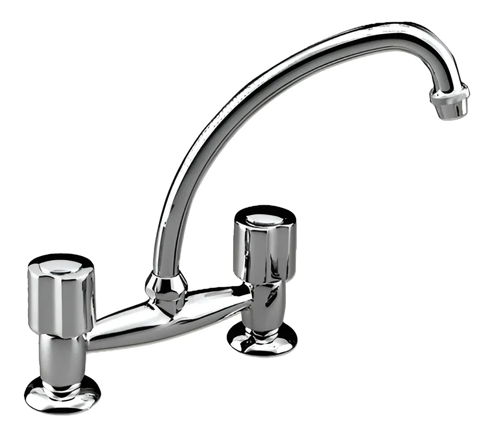 Grifería de Cocina de Mesada Peirano Renacer Cromo 51-002