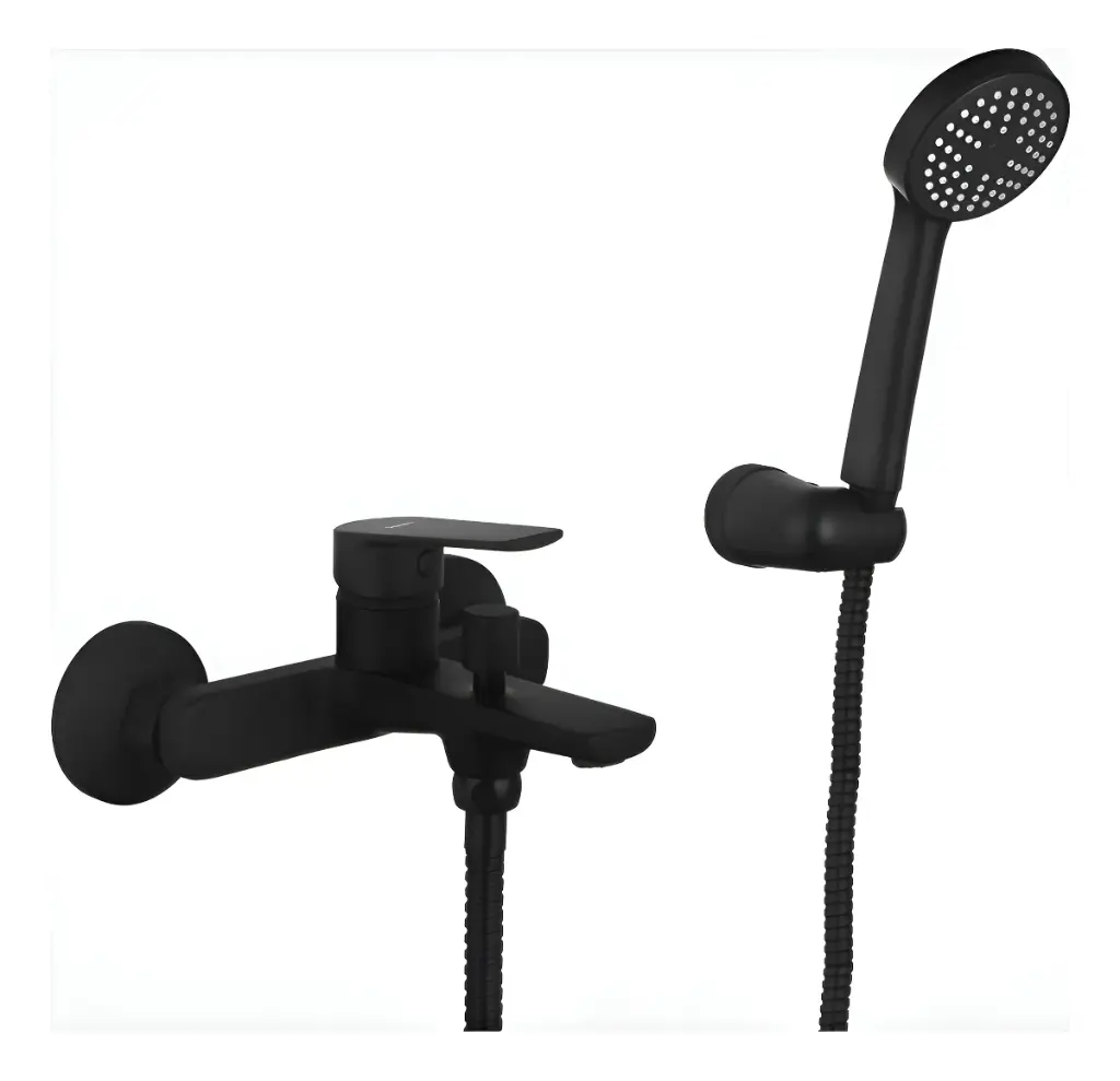 Grifería Monocomando Ducha Exterior c/ Transf. Peirano Río Black 83-176N