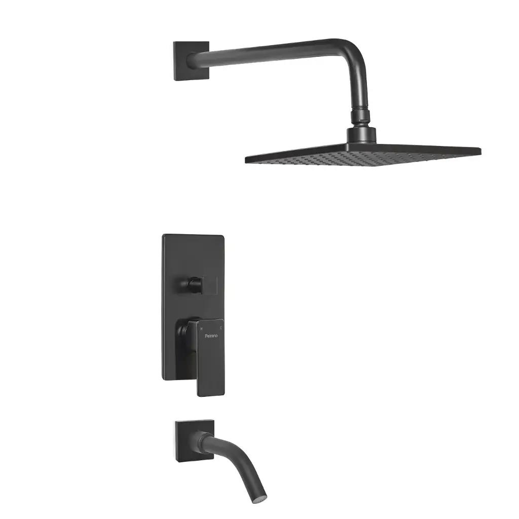 Grifería Monocomando de Ducha Peirano Soria Black 80-192