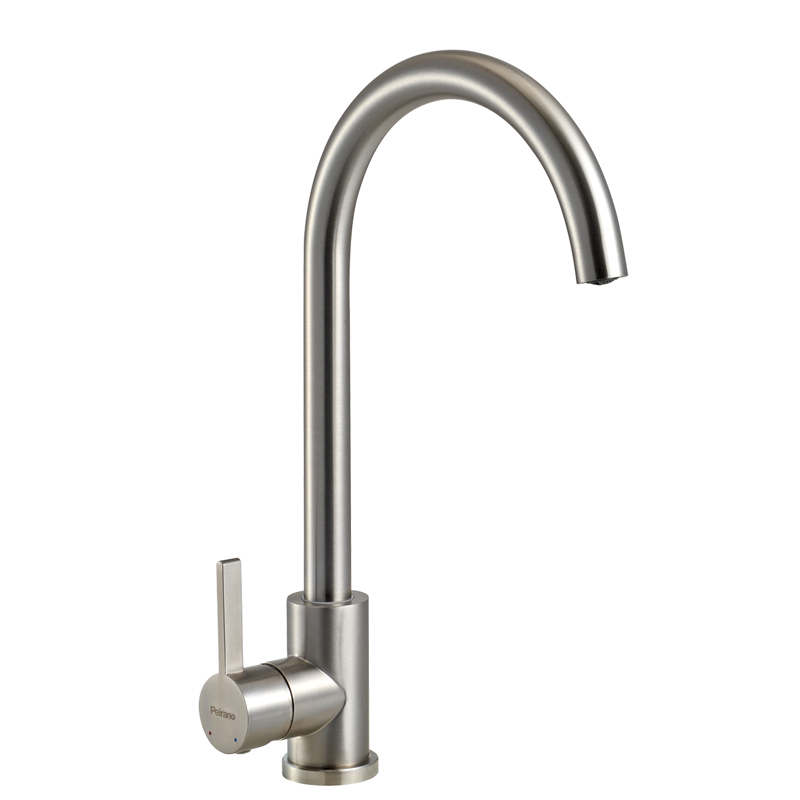 Grifería Monocomando de Cocina Peirano Línea Steel Cromo 20-205