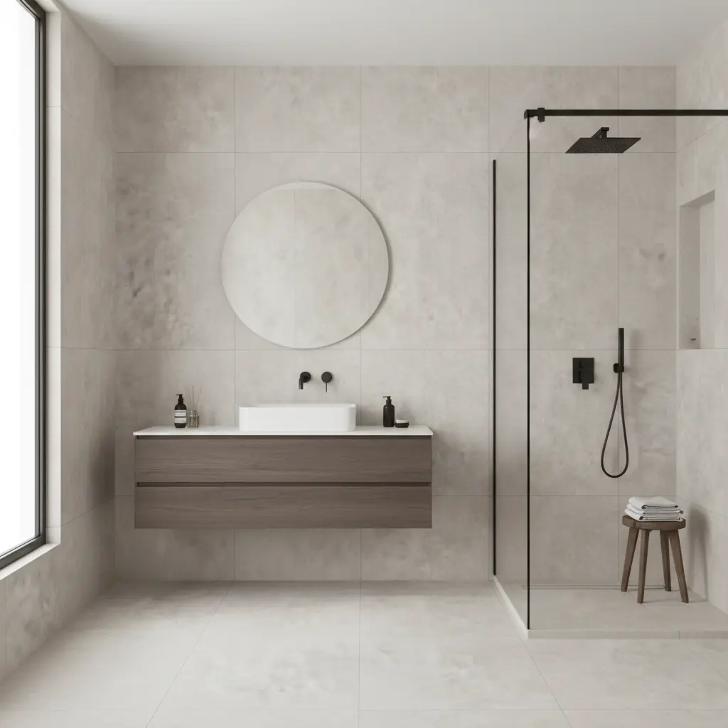 Porcelanato Vite Suburban Light Grey Eco Natural 60x60 (1ra Calidad)