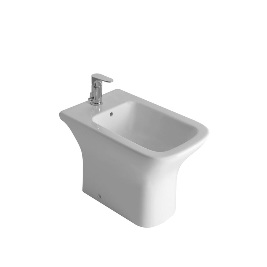 Bidet 1 Agujero Ferrum Línea Temple Blanco BBA1X