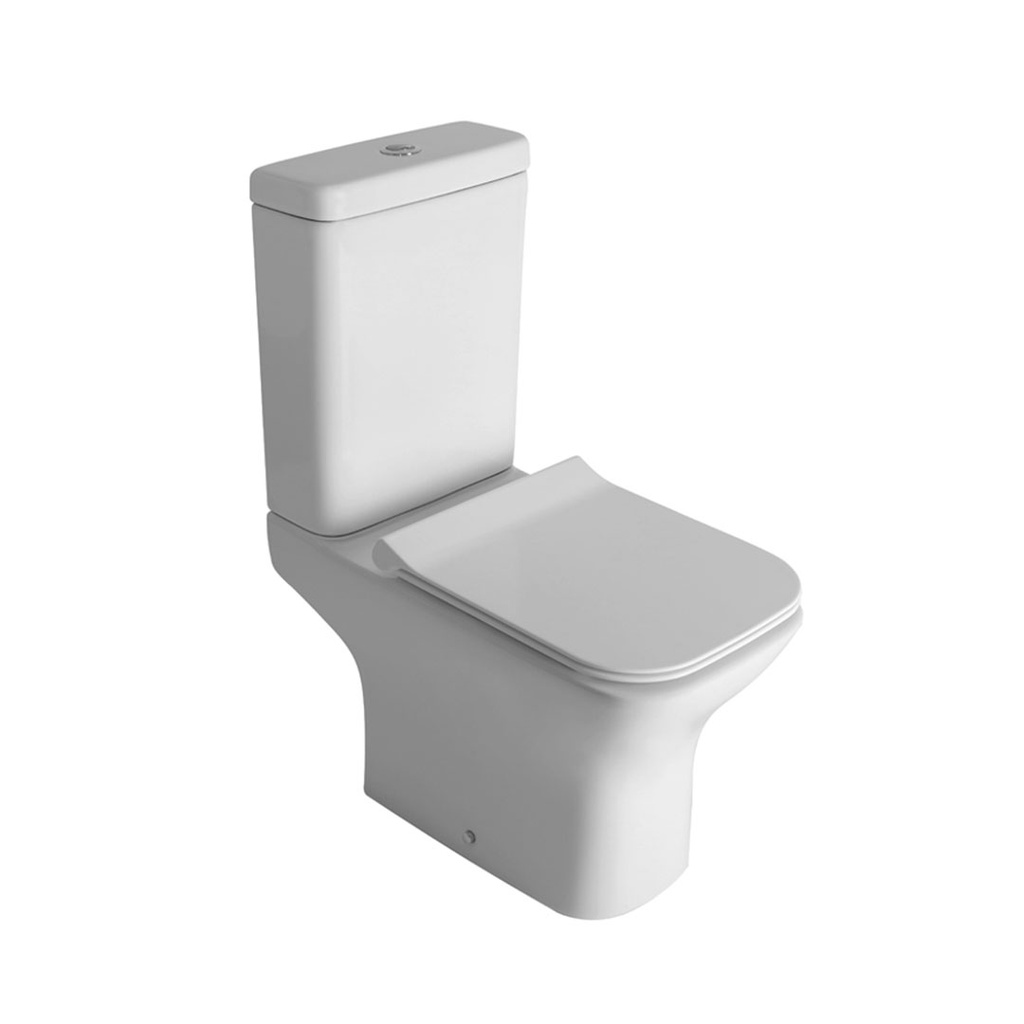 Inodoro Largo Ferrum Línea Temple Blanco IBLQX