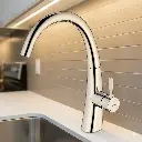 Grifería Monocomando de Cocina Peirano Línea Teruel Cromo 20-154