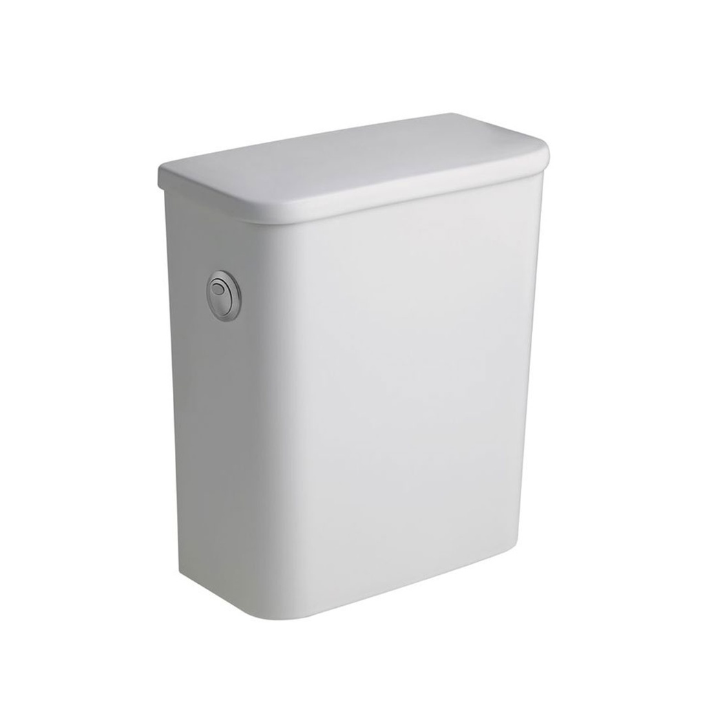 Depósito de Apoyo Ferrum Línea Trento Descarga Dual Blanco DEW6F