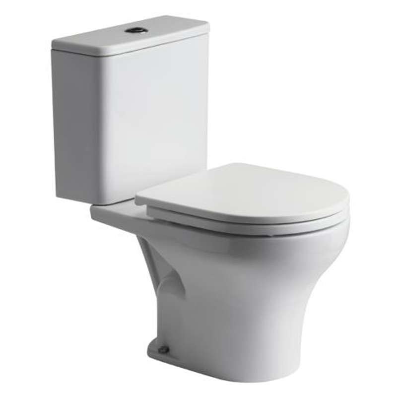 Inodoro Largo Ferrum Línea Veneto 6L Blanco ITLMJ-B