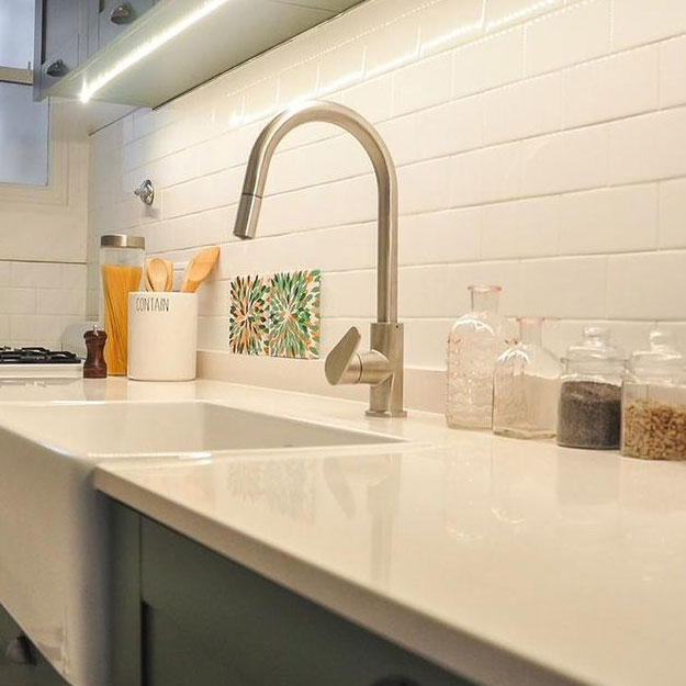 Grifería Monocomando de Cocina de Mesada Peirano Vigo 30-132