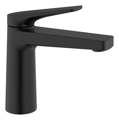 Grifería Monocomando de Lavatorio Peirano Wave Black 60-168N
