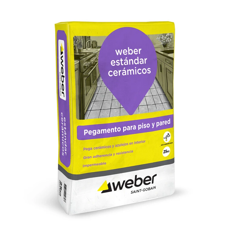 Pegamento para Cerámicos Weber Standard (Bolsa 25kg) 92-0006