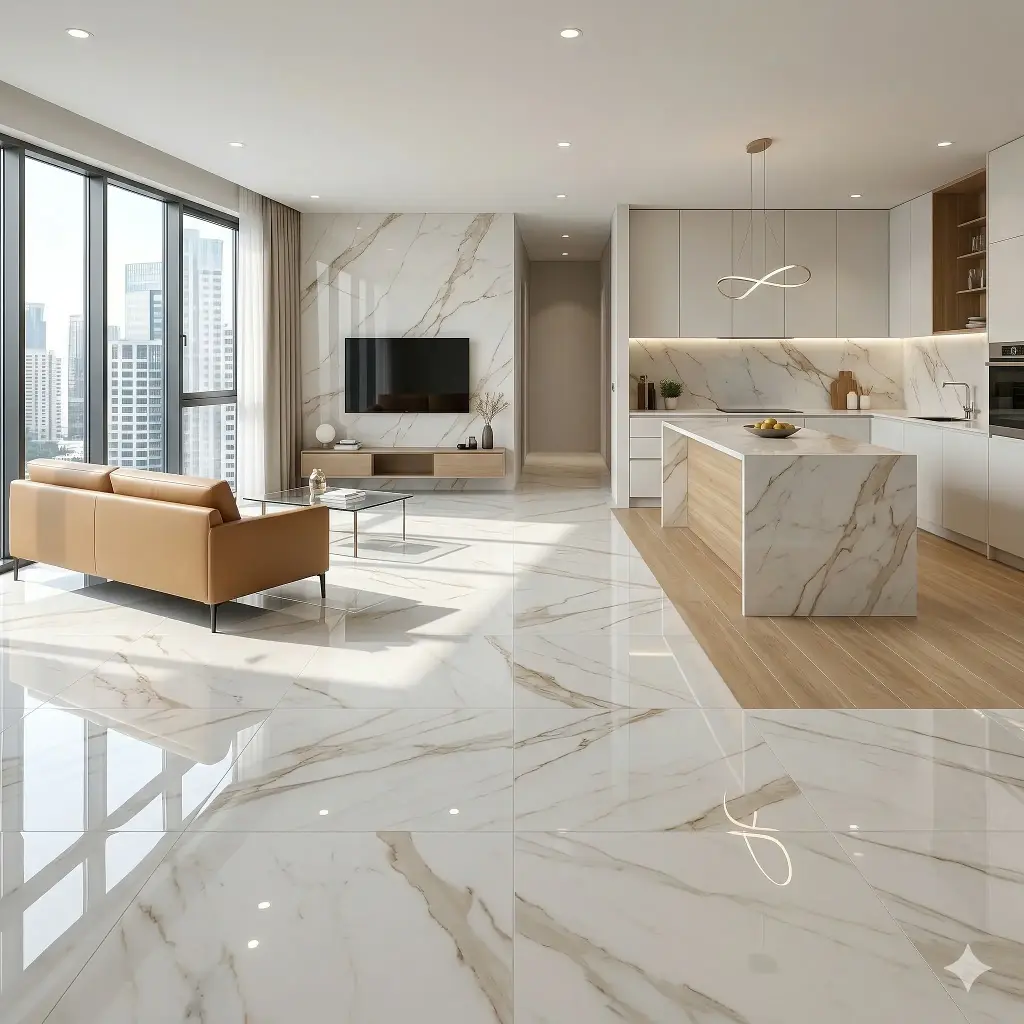 PORTOFINO WHITE POL 75x75 1RA (2,81) 