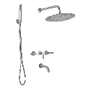 BEAT DUCHA EMB 3 FUNC NICKEL 80-353NI