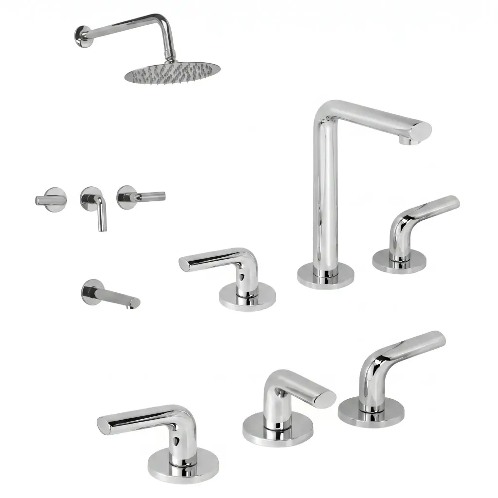 Combo Grifería Peirano Live Baño Completo