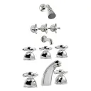 Combo Grifería Peirano Ares Completo