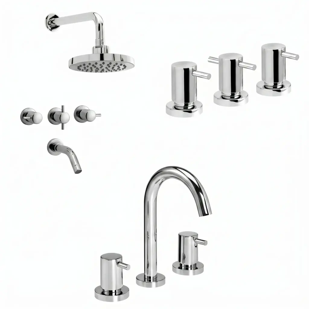 Combo Grifería Marbella baño Completo