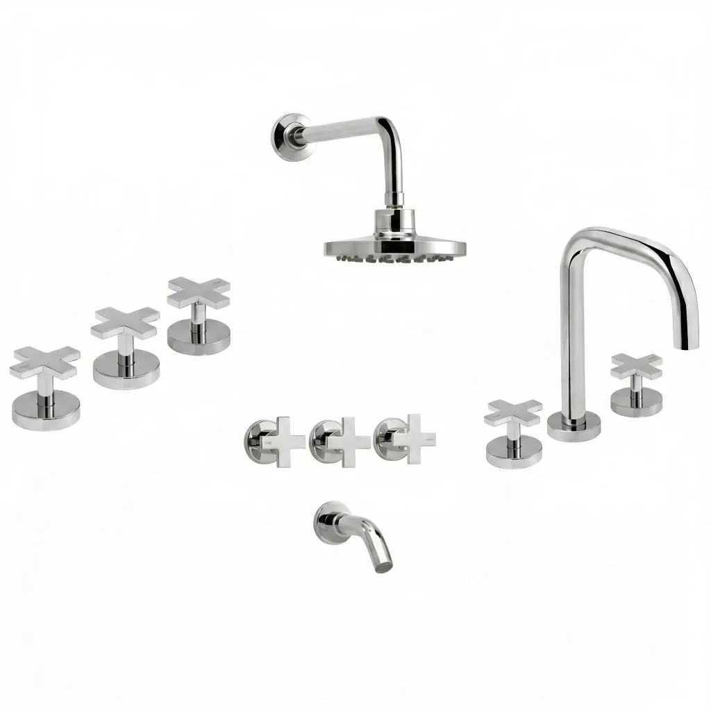 Combo Grifería Vigo baño Completo