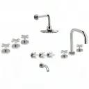 Combo Grifería Vigo baño Completo