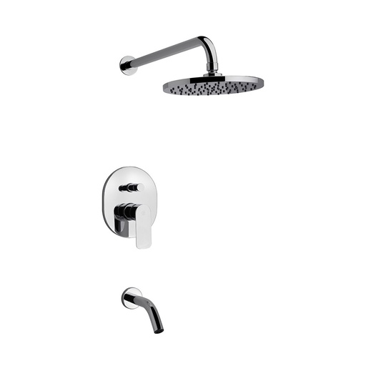 [40501] Grifería Monocomando de Ducha FV Línea Coty Cromo 106/D9