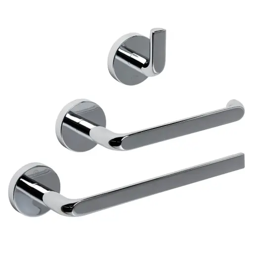 [17792] Kit de Accesorios 3 Piezas FV Línea Ciprés Cromo 179.03/N2