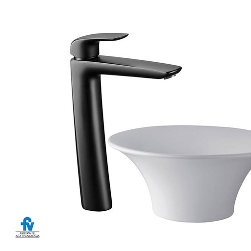 [37836] Grifería Monocomando Alta de Lavatorio FV Línea Epuyén Cromo 181.02/L2