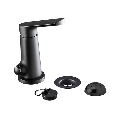 [37831] Grifería Monocomando de Bidet FV Línea Aromo Negro 189/D8 NG